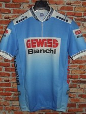GEWISS BIANCHI SANTINI MAGLIA BICI CICLISMO SHIRT MAILLOT CYCLISM tg. XXL