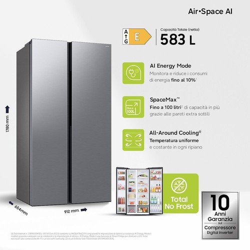 Samsung rs57dg400em9 frigo - samsung,