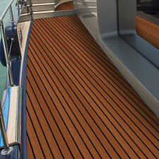 Tappetino per pavimenti in schiuma EVA barca yacht teak tappeto autoadesivo 240 x 60 cm
