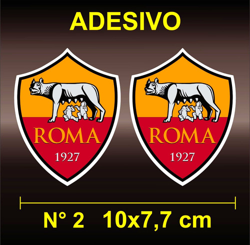 Adesivo sticker roma calcio - sticker,