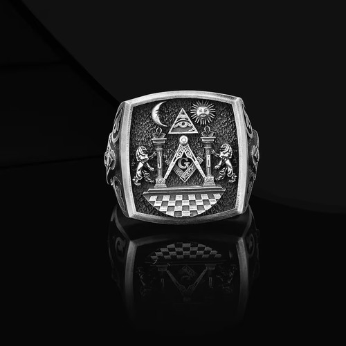 Anello massonico sigillo - anello,