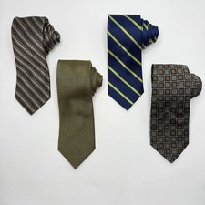 Cravatta Bruno Piattelli lotto di 4 disegni diversi 100% seta fatta a mano 64’-66’, 3,75’