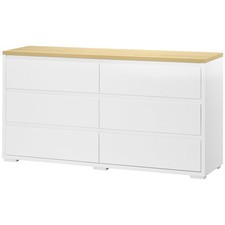 HOMCOM Cassettiera 6 Cassetti