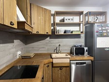 Cucina ANNA stile RUSTICO CLASSICO legno massello NO elettrodomestici SU MISURA