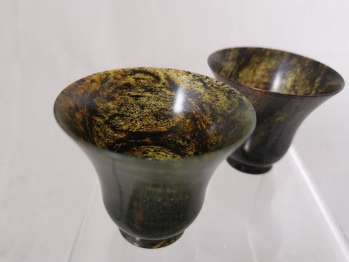 Tazze giada cinese - 2, verde
