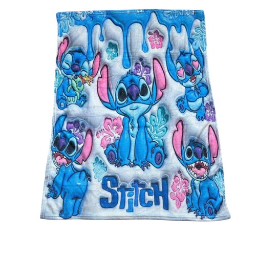 Stitch coperta pile bianco - coperta,