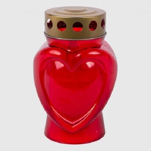 Lumino elettrico cuore rosso