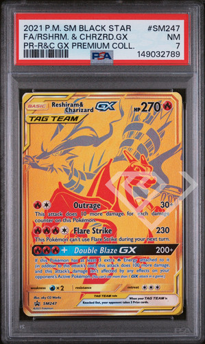 Pokémon card reshiram - card,