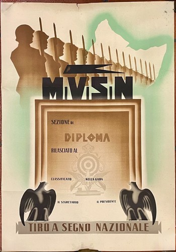 Manifesto diploma mvsn - diploma, tiro