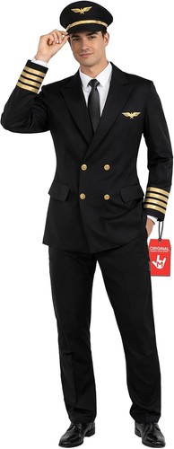 Costume uomo nero - uomo, pilota