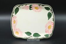 Piatto burro rosa selvatica Villeroy & Boch porcellana motivo floreale 21 x 17 cm
