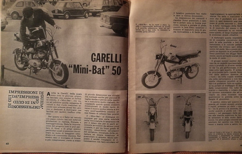 Garelli mini bat prova - garelli, 50