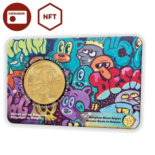 Coincard euro belgique bu - 2,5,