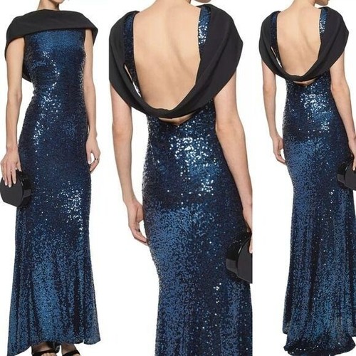 Abito badgley mischka - abito, blu