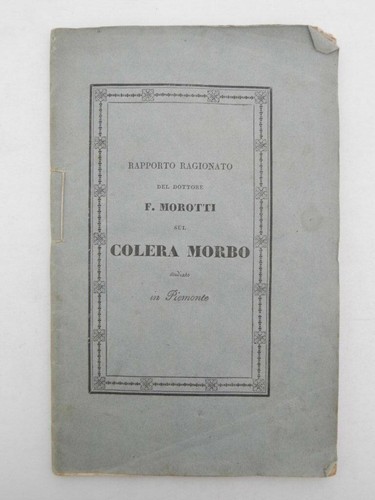 Rapporto sul colera morbo - ,