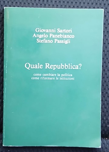 - (sartori, panebianco