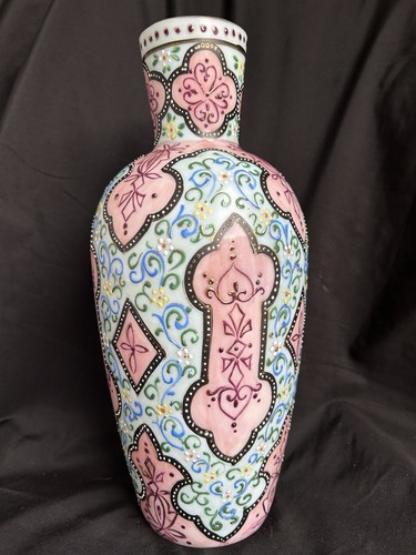 Antico vaso vetro opalino - vaso, in