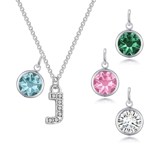 Collana pave iniziale con - collana,