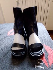 Sandali Alti Ecopelle Con Zeppa Taglia 38 - HIBSeux