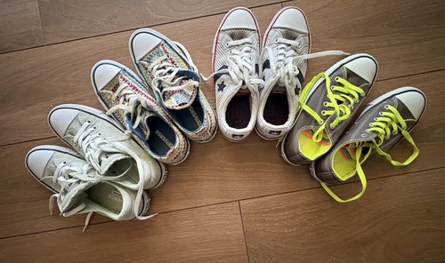 Lotto paia scarpe converse - paia,