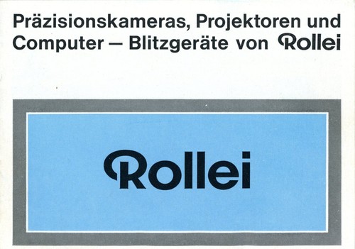 Brochure fotocamera rollei 16s - rollei,