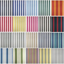 Rotoli in tessuto a righe per esterni idrorepellenti e resistenti ai raggi UV larghezza 150 cm - 15 Mtrs