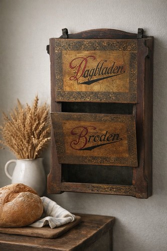 Portapane vintage legno - in,