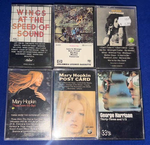 Lot beatles apple cassette - lot-(6),