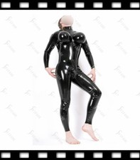 Tuta gatto lattice uomo busto gonfiabile zip posteriore costume trans personalizzabile 0,4mm B39