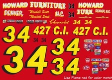 #34 Decalcomanie Wendell Scott