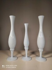 TRE VASI MURANO, VETRO OPALINO, ANNI '60