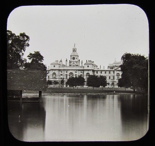 Glass magic lantern slide - magic,