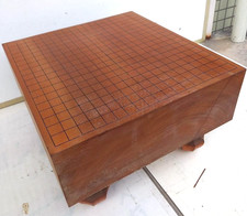 Goban giapponese vintage con gambe GO gioco legno go solo tavola #902