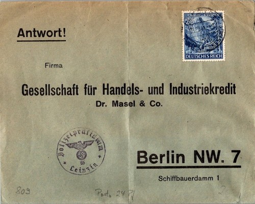 Germania 25pf 15pf - 25pf+15pf, triglav