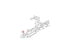 Barra sottomarrimento sinistra originale OEM AUDI A4 Avant S4 Quattro A4l 8W0804647
