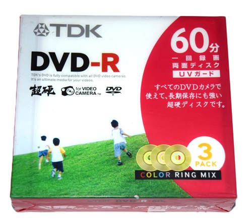 Pack dvd tdk - pack, 8cm