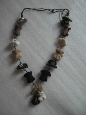 Collana lana cotta - collana,