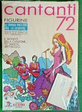 ALBUM CANTANTI PANINI 1972 VUOTO SIGILLATO BLISTERATO EDICOLA!!VEDI ALTRE ASTE!!