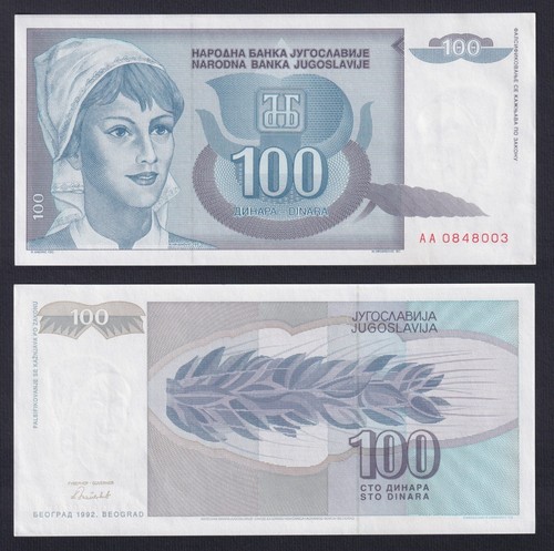 Banconota jugoslavia 100 - banconota,
