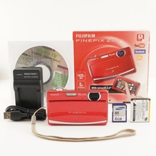 Fujifilm Finepix Z90 rosso in scatola + scheda SDHC da 4 GB fotocamera digitale dal Giappone #8150