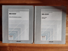 Retro computer Manuali Originali Ms-dos Italiano Olivetti OTTIMO
