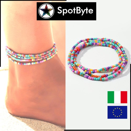 Braccialetto perline e - di,