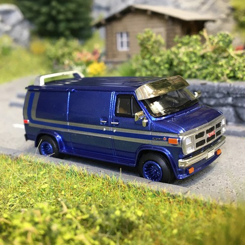 Gmc vandura bleu métallisé - gmc, vandura,