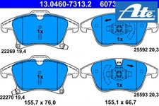 SET PASTIGLIE FRENO ANTERIORI