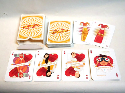 G018 carte gioco crodino - gioco,