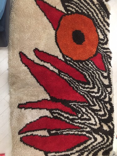 Tappeto lana vintage anni - in,