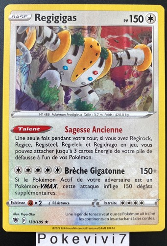 Carte pokemon regigigas - pokemon,