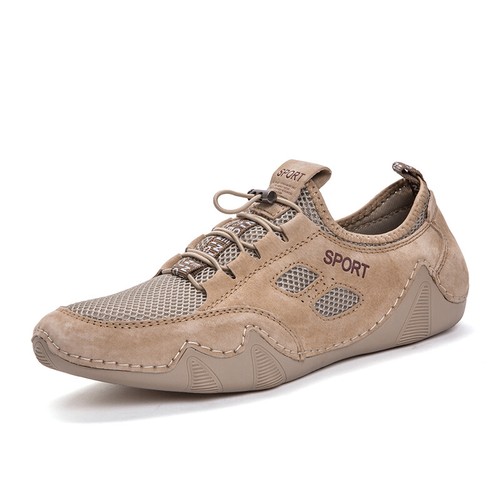 Scarpe moda uomo mucca pelle