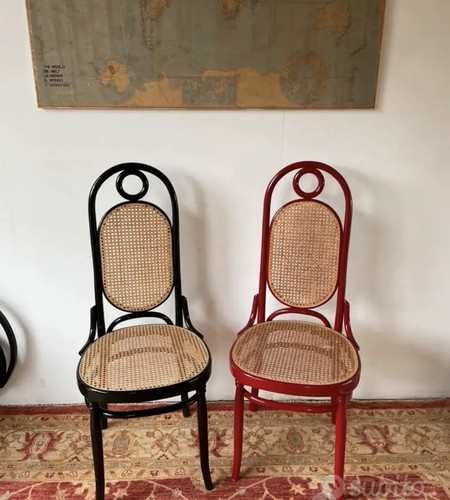 Sedie vintage legno curvato - in,