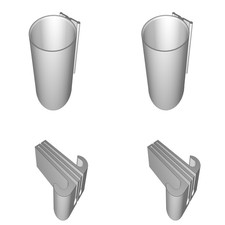 Portabicchiere Gancio per